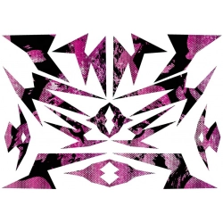 Zestaw naklejek kask wilk motocykl motor quad