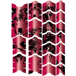 naklej na ramę roweru, grafika na rower, design wilka