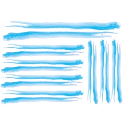 Naklejki na rower niebieskie Paint naklejka