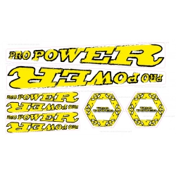Naklejki na rower Pro Power tuning ramę