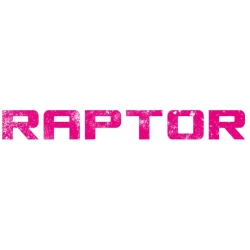 Naklejka napis Raptor na bok samochodu