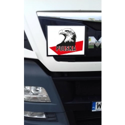 Naklejka orzeł Polska ADR tablicę flaga grafika