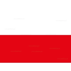 Naklejka flaga Polski tablica (ADR)