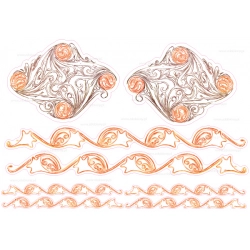 Naklejki na rower Oryginalne wzory do samodzielnego wykorzystania. Piękna grafika tuningowa.