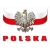 Naklejka flaga Polski orzeł (ADR) tablica