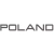 Naklejka napis Poland na samochód