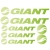 naklejki na rower giant naklejki rowerowe giant naklejki customowe na ramę naklejki z logo rower giant