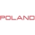 Naklejka napis Poland na kabinę